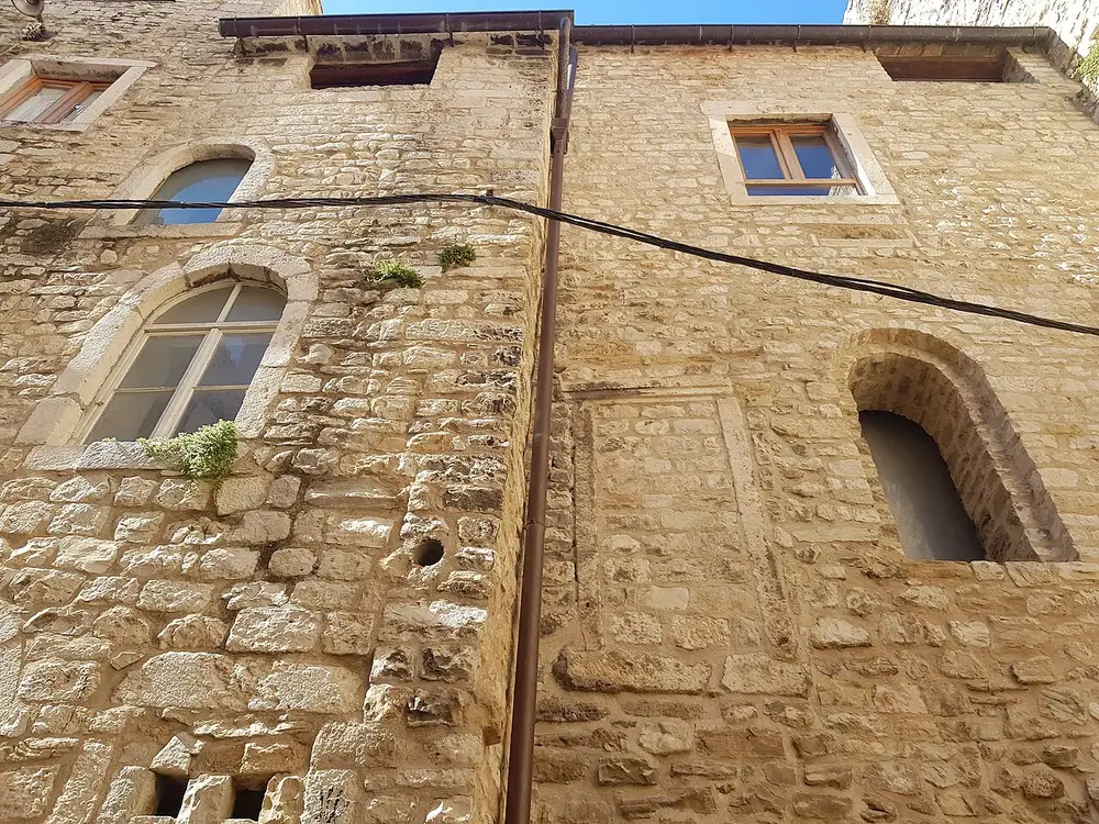 Traditional stone houses in Split old town