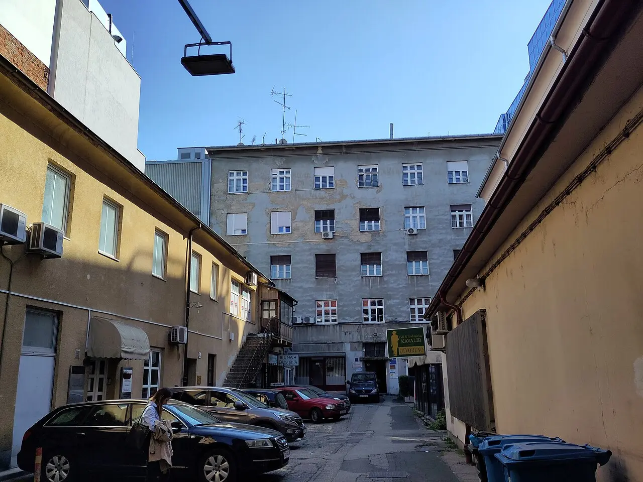 Buildings near Ban Jelacic Square in central Zagreb