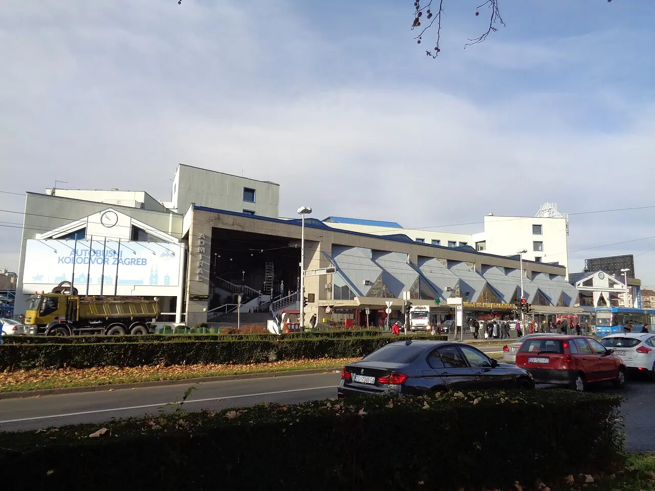 The main bus station Autobusni kolodvor in Zagreb