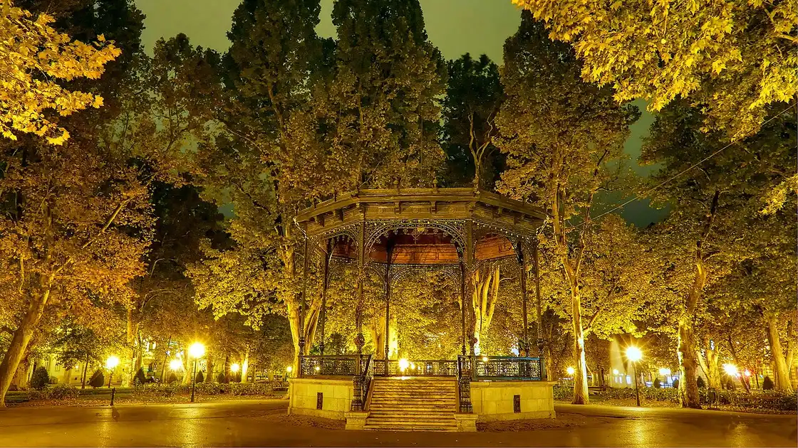 Music pavilion on the Zrinjevac promenade in Lower Town Zagreb
